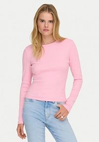 Bluzka ONLY różowa damska Val 15371305  Regular Fit