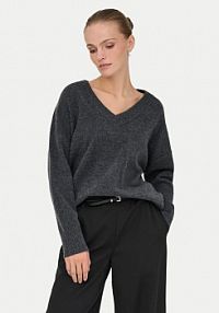 Sweter ONLY szary damski Mari 15360940  Loose Fit