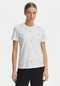 T-shirt ONLY biały damski Ketty 15288473  Regular Fit