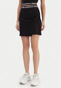 Spódnica mini Karl Lagerfeld Jeans czarna B1W12022  Regular Fit