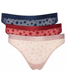 Stringi Tommy Hilfiger kolorowe Komplet stringów UW0UW06135