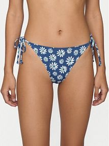Strój kąpielowy Roxy niebieski Dół od bikini Printed Essentials ERJX405243