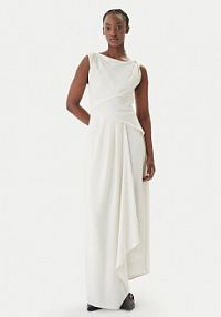 Sukienka wieczorowa Eleh biała SS260237  Regular Fit