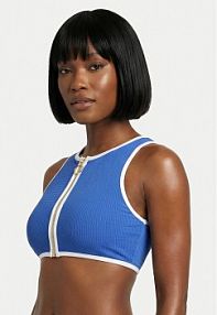 Strój kąpielowy Seafolly niebieski Góra od bikini Beach Bound 31529-072