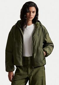 Kurtka przejściowa Polo Ralph Lauren zielona damska 211A93243001  Relaxed Fit