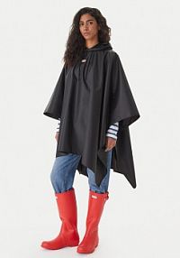 Kurtka przeciwdeszczowa Hunter czarna Ponczo HARU0007261  Regular Fit