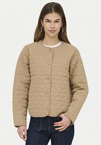 Kurtka przejściowa ONLY beżowa damska Heart 15366265  Regular Fit
