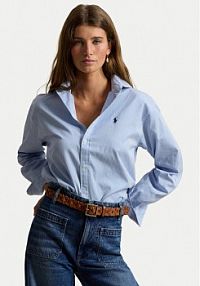 Koszula Polo Ralph Lauren niebieska damska 211910743508  Regular Fit