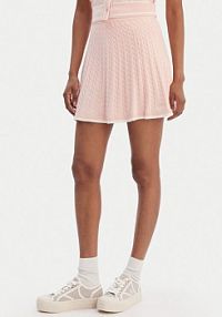 Spódnica mini Guess różowa V6RD07 Z4652  Regular Fit