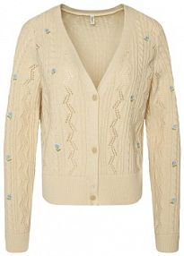Kardigan ONLY beżowy Birtie 15363087  Regular Fit