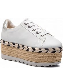 Espadryle na koturnie Guess białe Gracen FL6GRC LEA13 WHITE