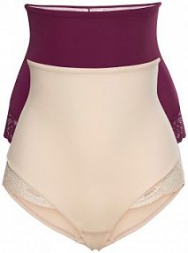 Figi panty shape (2 pary), lekki stopień modelowania sylwetki  Bonprix