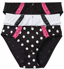 Figi (3 pary), bawełna organiczna  Bonprix