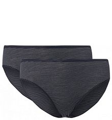 Slipy ze wzorem w paski w zestawie 2 szt. Schiesser niebieskie EAN 162894