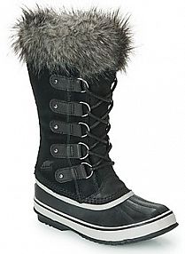 Kozaki Sorel  czarne damskie Śniegowce  JOAN OF ARCTIC