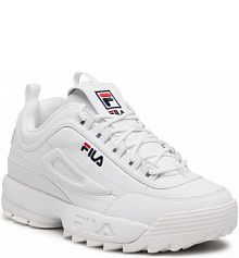 Sneakersy Fila białe damskie