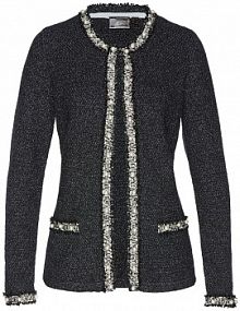 Kardigan z perełkami  Bonprix