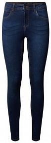 Jeansy o kroju Skinny Fit z dodatkiem streczu Noisy May niebieskie damskie EAN 27008918