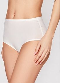 Figi Chantelle białe Klasyczne z wysokim stanem