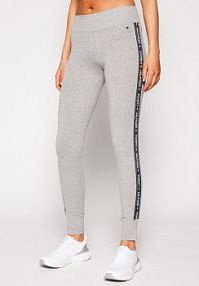 Legginsy Tommy Hilfiger szare damskie 