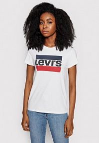 T-shirt Levis biały damski Levi's®  The Perfect Graphic Tee 17369-0297  Regular Fit