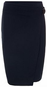 Spódnica ołówkowa DKNY granatowa P9GNACLX  Slim Fit