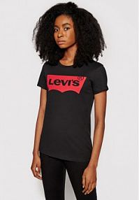 T-shirt Levis czarny damski Levi's®  The Perfect Graphic Tee 17369-0201  Regular Fit