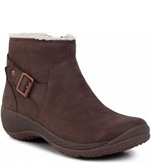 Botki na obcasie Merrell brązowe Encore Mid Boot Q2 J94916 Espresso