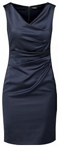 Sukienka koktajlowa z lejącym dekoltem Vera Mont niebieska EAN 584822