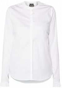 Bluzka ze stójką model Mattie MOS MOSH biała damska EAN 131731