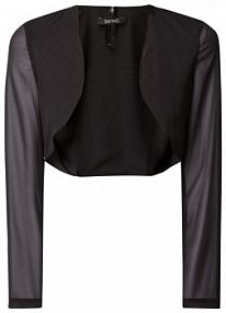 Bolerko z szyfonu Swing czarny EAN 77741610