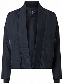 Kurtka bez zapięcia Lieblingsstück niebieska damska EAN 19123606