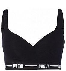 biustonosz typu bralette z paskiem z logo Puma czarny EAN 604024001