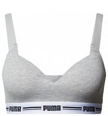 biustonosz typu bralette z paskiem z logo Puma szary EAN 604024001