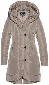 Krótki płaszcz pikowany  damski Bonprix