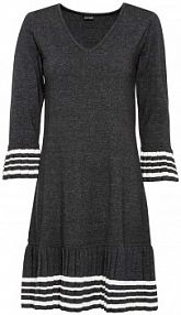 Sukienka dzianinowa z mieszanki wiskozy  Bonprix