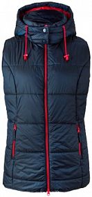 Kamizelka pikowana z odpinanym kapturem  damska Bonprix