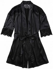 Satynowe kimono z efektem połysku  damski Bonprix