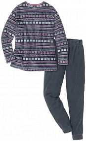 Strój domowy z flaneli  Bonprix