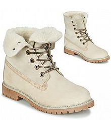 Botki Lumberjack  beżowe damskie Buty  RIVER