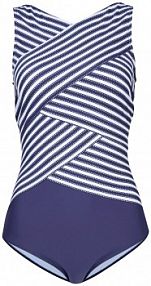 Kopertowy kostium kąpielowy ze średnim stopniem modelowania sylwetki  Bonprix