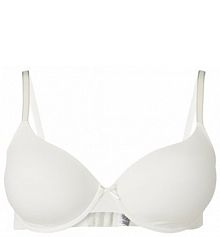 Biustonosz w dużych rozmiarach z fiszbinami, na cienkich ramiączkach model PERFECT BASICS Lascana biały EAN ZA-500