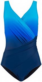 Kostium kąpielowy shape z dekoltem kopertowym, średni stopień modelowania sylwetki  Bonprix