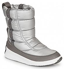 Kozaki Sorel szare damskie Śniegowce   OUT N ABOUT PUFFY MID