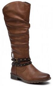 Kozaki GO SOFT camel damskie 9717-17804B-21