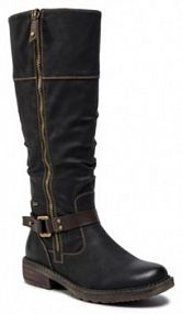 Kozaki GO SOFT czarne damskie 9717-14811B-41R