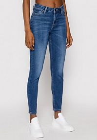 Jeansy Lee granatowe damskie 