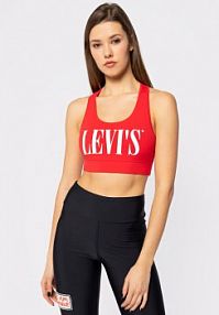 Biustonosz sportowy Levis czerwony Levi's®  top Sporty Bralette 85327-0003