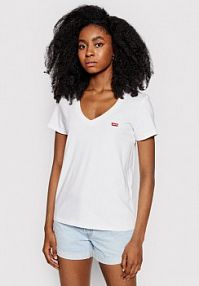 T-shirt Levis biały damski Levi's®  Perfect V-Neck Tee 85341-0002  Regular Fit