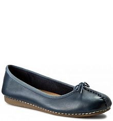 Baleriny Clarks granatowe